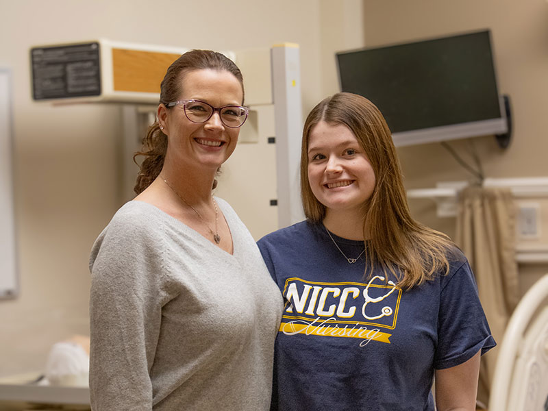 Amy and Sydney Busch