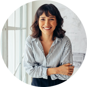 Adult woman in a business setting