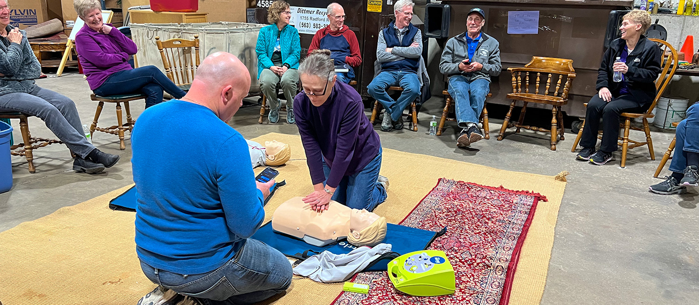 Phil Arensdorf_AED training_featured image